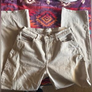 Abercrombie & Fitch Tan Low Rise Jeans